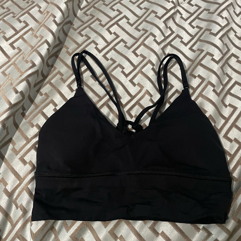 Lululemon Athletica Black Strappy Bralette